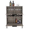 Gulches Bar Cabinet with Six Built-in Wine Racks & Double Doors - 4 of 4