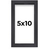 PosterPalooza | Panoramic Shadow Box 3/4" Depth Black Picture Frame - UV Acrylic, Backing, Hanging Hardware - 2 of 4