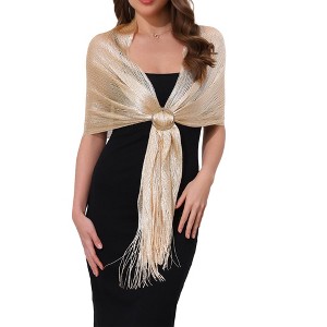 INSPIRE CHIC Women's Fashion 100% Polyester Pashmina Shawls 1 Pc - 1 of 4