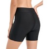 FIONECA Womens Tummy Control Swim Shorts Cross Waist Bathing Suit Bottoms Pocket Swimming Shorts with Liner Swimsuit - 2 of 4