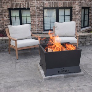 Blue Sky Outdoor Living Square Peak Smokeless Patio Fire Pit - 1 of 4