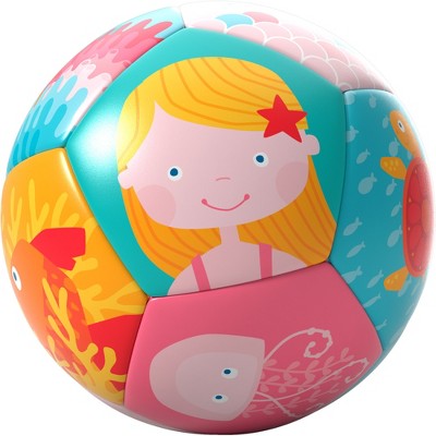 HABA Baby Ball Mermaid 4.5" for Babies 6 Months and Up