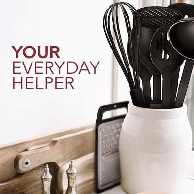 JOYTABLE Kitchen Utensils Set, 24 PC Nylon Black Cooking Gadgets Set with Stainless Steel Handles — фото 5