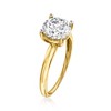 Ross-Simons 2.00 Carat CZ Solitaire Ring in 14kt Yellow Gold - 3 of 4