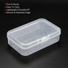 Unique Bargains Rectangular Storage Container with Hinged Lid for Beads Craft 8 Pcs - 4 of 4