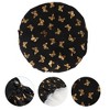 Unique Bargains Women Double Layer Gilded Butterfly Shower Cap 1 Pc - 3 of 3