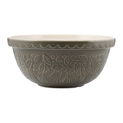 Mason Cash 135oz Earthenware In The Forest Mixing Bowl Gray