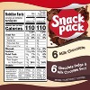Snack Pack Milk Chocolate and Chocolate Fudge, 12 Count Pudding Cups (Pack of 2) - 2 of 4