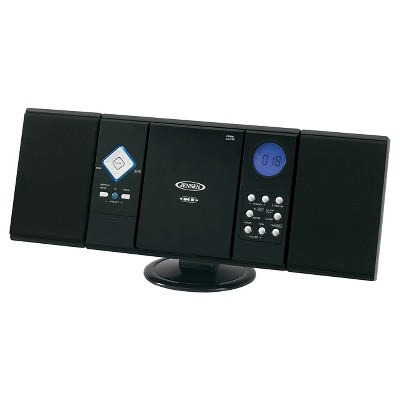 JENSEN Wall Mountable CD System with Digital AM/FM Stereo Receiver and Remote Control - Black (JMC-180B )