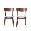 GDFStudio Alexis Modern Fabric Upholstered Dining Chairs (Set of 2) - 2 of 4