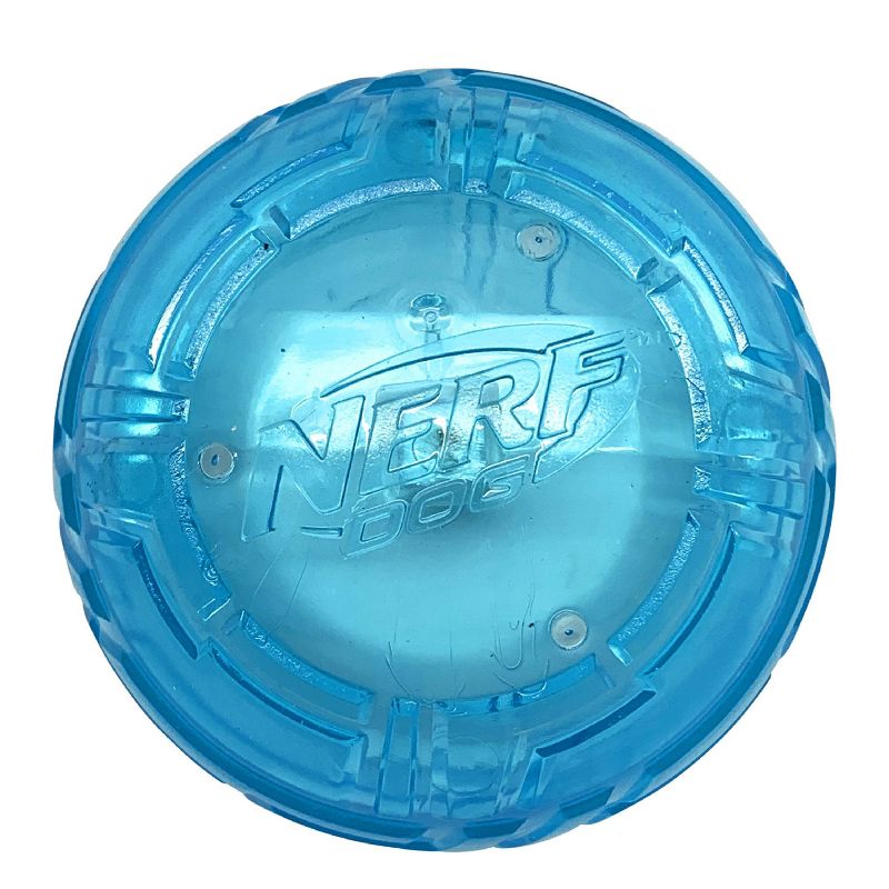 NERF 3.5&#34; Wiggle LED Ball Dog Toy - Blue, 2 of 5