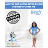 Bluey Bingo Girls Cosplay Tank Top and Active Retro Dolphin French Terry Shorts Toddler to Little Kid - image 2 of 4