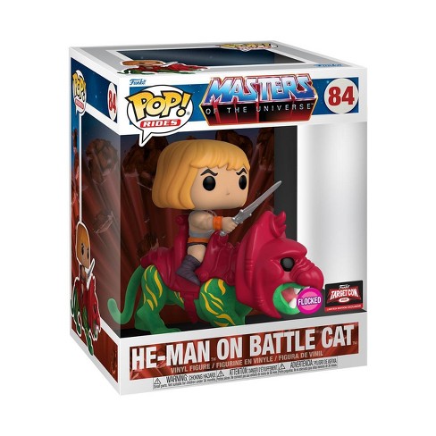 Funko POP! Ride: Deluxe Master's of the Universe - He-Man on Battle Cat  (Flocked)(Target Exclusive)
