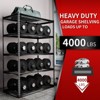 Atlas Shelving 5-Tier 48"x24"x72" Steel Boltless Shelving Load 4000lbs with Wire Deck Hammertone - 3 of 4