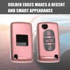 Unique Bargains Silicone Smart Key Fob Cover for Peugeot 207 307 308 407 3008 - 2 of 4