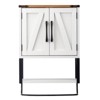 Karl Home Barn Door Bathroom Cabinet Wall Mounted With Towel Bar - 3 of 4