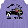 Girls' - Instant Message - Thank Your Local Farmer Graphic Sleeveless Aline Dress - 2 of 4