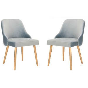 Lulu Upholstered Dining Chair (Set of 2)  - Safavieh - 1 of 4