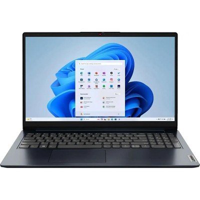 Lenovo IdeaPad 1 15.6" HD Laptop, Intel Celeron N4500, 4GB RAM, 128GB eMMC, Windows 11 Home in S Mode