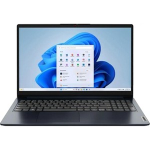 Lenovo IdeaPad 1 15.6" HD Laptop, Intel Celeron N4500, 4GB RAM, 128GB eMMC, Windows 11 Home in S Mode - 1 of 4