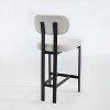 Vatros 26" Counter Height Bar Stools, Bar Stools Set of 2 - 4 of 4