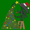 Men's Aliens Christmas Tree Decor T-Shirt - 2 of 4