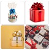 Unique Bargains Christmas Wedding Car Basket Gift Wrapping Big Organza Pull Bow 10 Pcs - 4 of 4