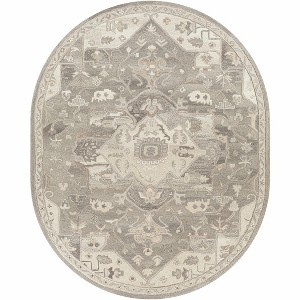 Hauteloom Broomfield 1196 Hand Tufted Taupe Wool Rug - 1 of 4