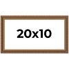 PosterPalooza | Panoramic Classic Gold Picture Frame - UV Acrylic, Foam Board Backing, Hanging Hardware - 2 of 4
