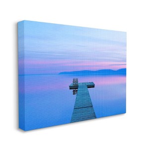 Stupell Industries Lake Landscape Blue Purple Photograph - 1 of 4