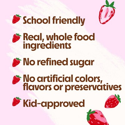 Happy Wolf Organic Kids Refrigerated Snack Bars, Strawberry - 4.23oz/5ct
