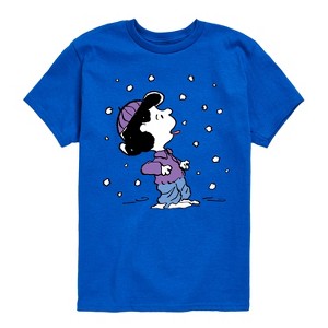 Boys' - Peanuts - Lucy Snow Short Sleeve Graphic T-Shirt - 1 of 4