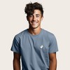 Dalix Ghost Embroidered Soft Cotton Short Sleeve T Shirt Mens - 3 of 4