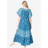 Only Necessities Plus Size Long Tiered Print Lounger - 3 of 4