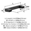 Amerock Composite 3-3/4 Inch (96mm) Cabinet or Furniture Pull - 4 of 4