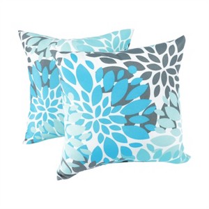 Chery Life 2 Pack Outdoor Throw Pillows, Waterproof & Fade-Resistant Patio Cushions (18x18 Inch) - 1 of 4