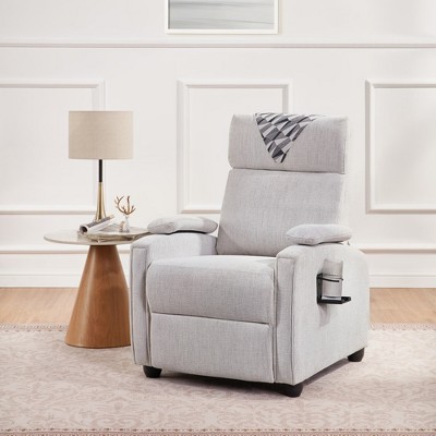 GlasFlength Accent Chairs Modern with Comfortable Seating for Living Room or Lounge Area Gray,61”*28”*38"
