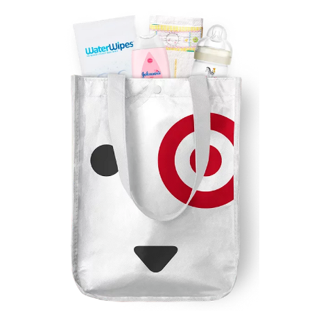 Target Baby Registry Welcome Kit 2022 Tote Bag with Baby Item Samples