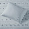 Sapphtopaz Comforter Set Bedding Set Solid Color Clip Jacquard Pompom Reversible Quilt Set - 3 of 4