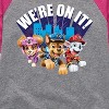 Girls' - Paw Patrol - We're On It Shirt Tail Raglan Graphic T-shirt - 2 of 4