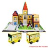 PICASSO-TILES 80 PC School, Hospital, Police Station,  3-in-1, Magnetic Tiles, Building Blocks, STEM Toys for Kids 3+ - 4 of 4