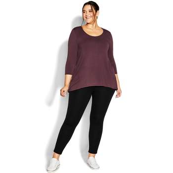 Woman Within Women's Plus Size Tall Pull-On Elastic Waist Soft Pants 