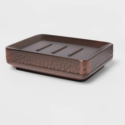 Soap Dish Hammered Copper - Threshold™