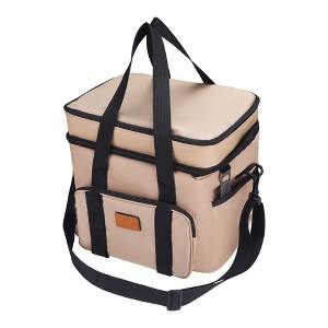 REGALWOVEN Reusable Waterproof Wipe Clean Freezable Lunch Bags 13.0 x 9.8 x 11.4 Inches - 1 of 4