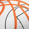 Lush Décor Kids' MVP Sports Basketball Reversible Oversized Comforter Bedding Set - 2 of 4