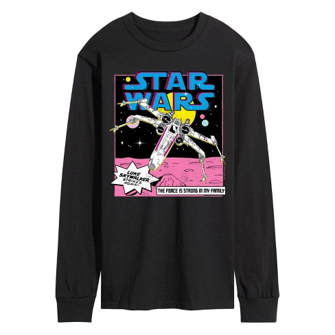 Men's - Star Wars - Luke Skywalker Ship Long Sleeve Graphic T-Shirt - image 1 of 3