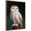 Amanti Art 23"x30" Owl King II by Lucia Heffernan Framed Canvas Wall Art - 2 of 4
