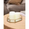 3x4 inch Pillar Candles Set of 3 ¨C Unscented Dripless Rustic Candles for Decor, Centerpieces, Weddings - 4 of 4