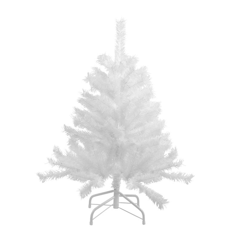 Northlight 3' Unlit Artificial Christmas Tree Full Frosted Spruce, 1 of 6