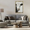 Stupell Industries Up Close Cow Black Framed Floater Canvas Wall Art - 2 of 4